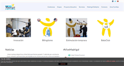 Desktop Screenshot of colegiomadrigal.com